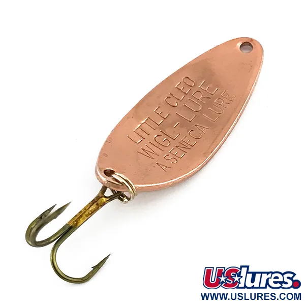 Vintage  Seneca Little Cleo, 1/4oz Copper fishing spoon #8847