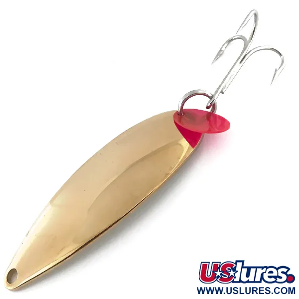 Vintage   Johnson Sprite, 3/5oz Gold fishing spoon #8851