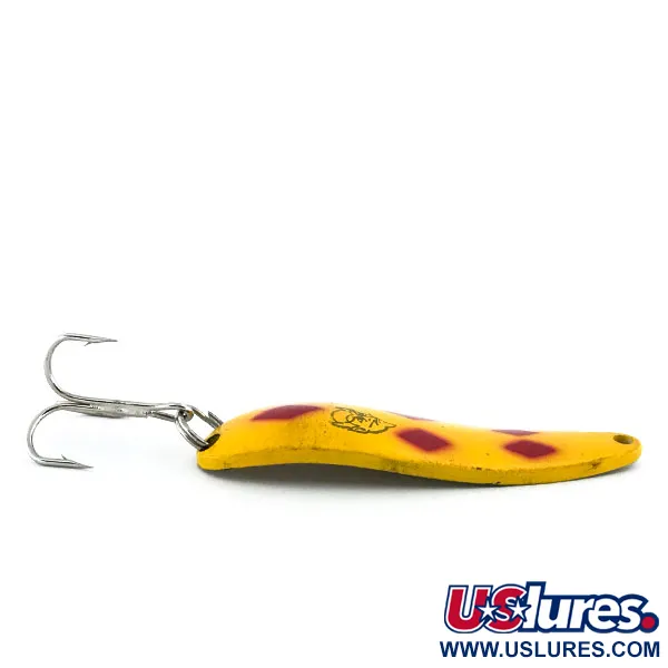 Vintage  Eppinger Dardevle Cop-E-Cat 7400, 2/3oz Five of Diamonds fishing spoon #8880