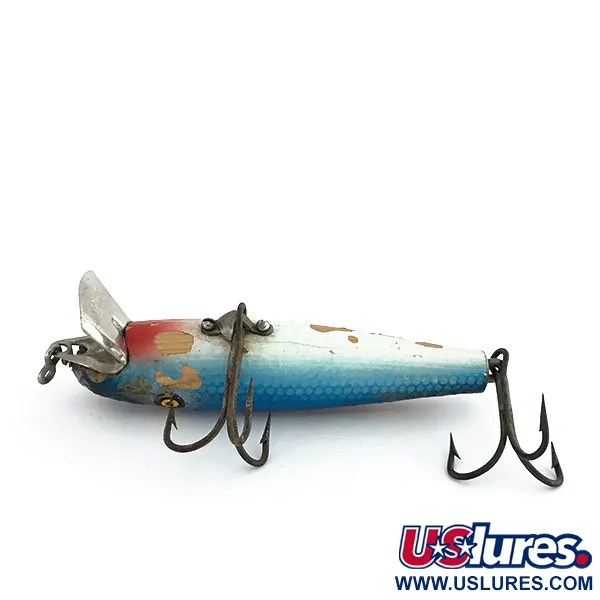 Vintage   Pflueger Palomine, 2/5oz Light Blue fishing lure #8898