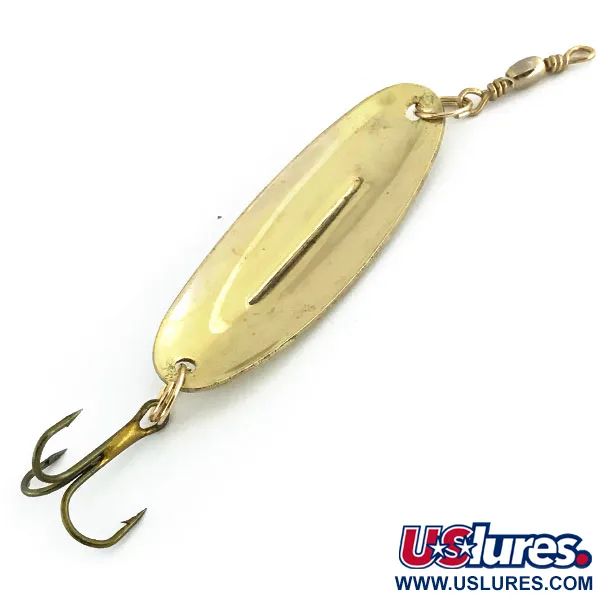 Vintage   Williams Wabler W40, 1/4oz Gold fishing spoon #8902