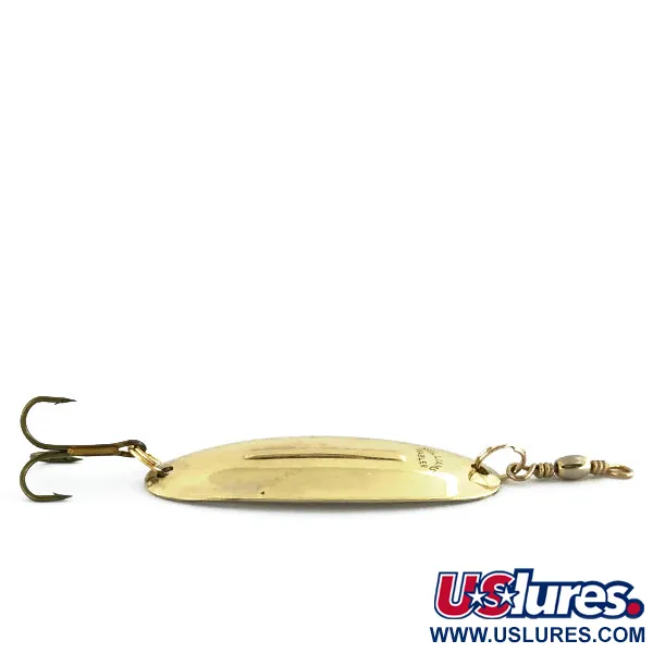 Vintage   Williams Wabler W40, 1/4oz Gold fishing spoon #8902
