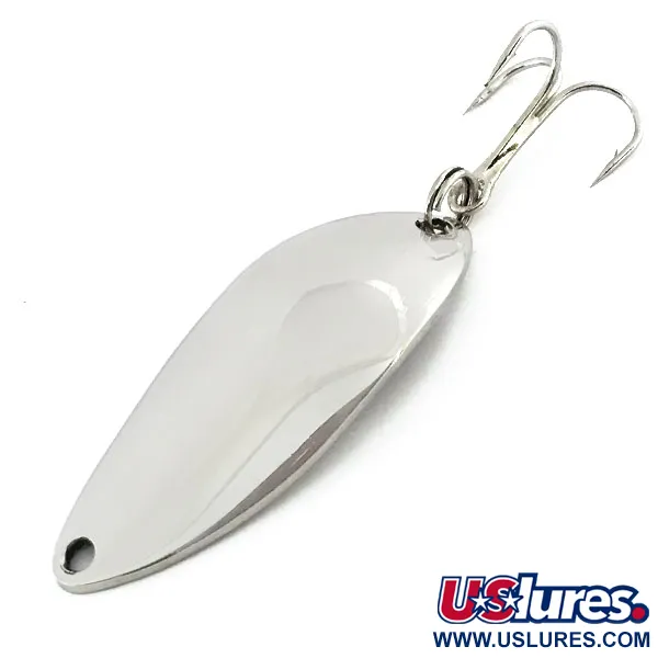 Vintage  Luhr Jensen Little Jewel, 1/2oz Nickel fishing spoon #8918