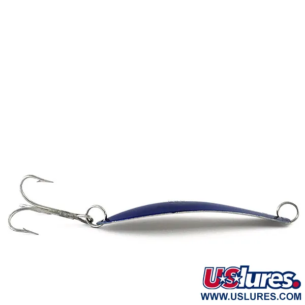 Vintage  Prescott Spinner Little Doctor 275, 3/4oz Nickel / Blue fishing spoon #8925