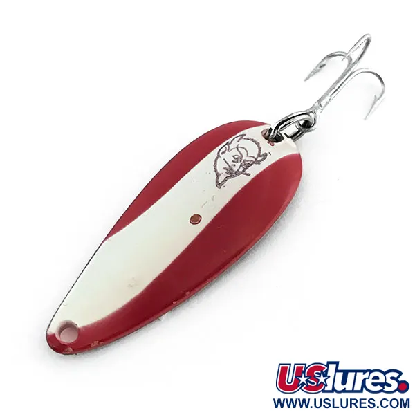 Vintage  Eppinger Dardevle Midget, 3/16oz Red / White / Copper fishing spoon #8942