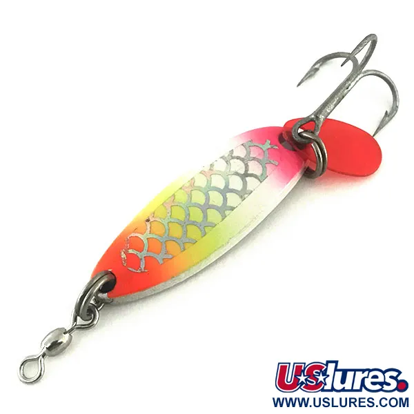  Luhr Jensen Krocodile, 1/4oz Rainbow fishing spoon #8945