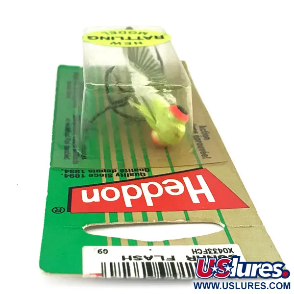   Heddon Rattling Sonar Flash 433F UV, 1/2oz Chartreuse fishing #8948