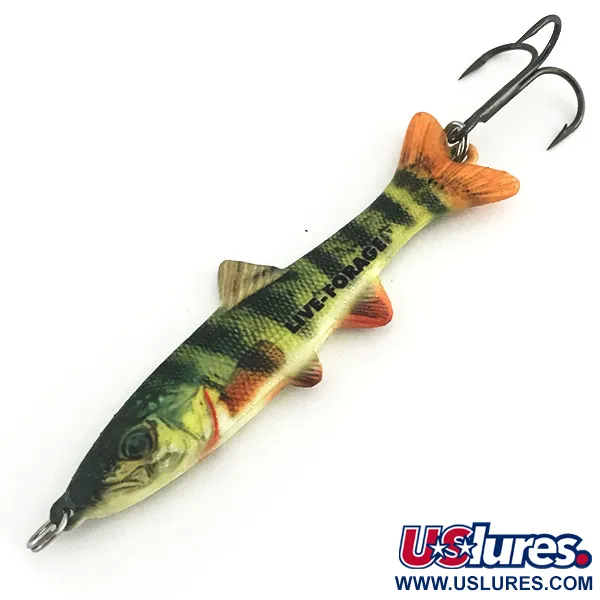 Vintage  Northland tackle Live Forage, 3/5oz Perch fishing spoon #8950