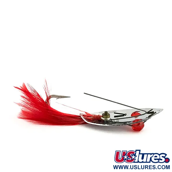 Vintage   Weedless Herter's , 3/16oz Nickel fishing spoon #8968