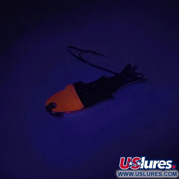 Vintage   Shoff's Triple Teazer, 1/32oz Hammered Nickel / Pink fishing spoon #8973