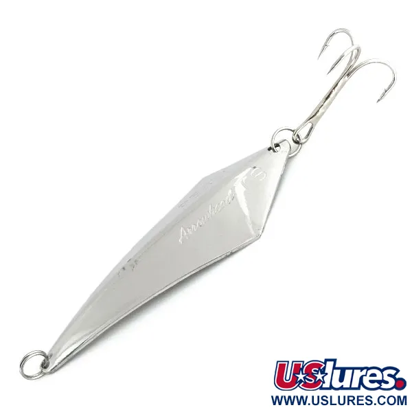 Vintage   Rebel Arrowhead, 3/5oz Silver fishing spoon #8983