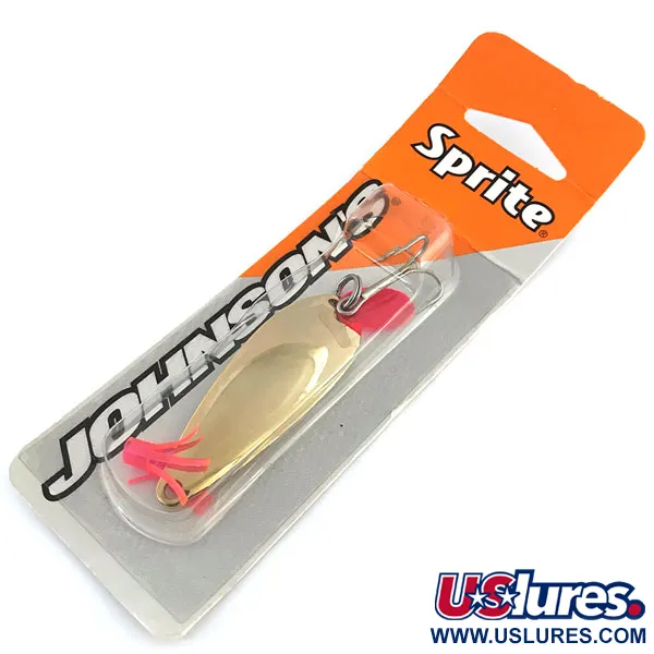   Johnson Sprite Gold Plated, 1/2oz Gold 24 Carat Gold Plated fishing spoon #8995
