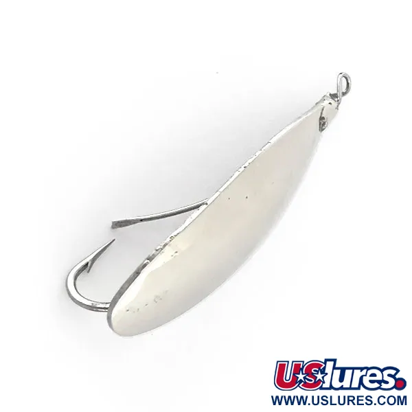 Vintage   Weedless Johnson Silver Minnow, 3/16oz Silver fishing spoon #8996