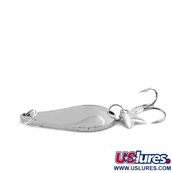 Vintage  Acme K.O. Wobbler, 1/2oz Nickel fishing spoon #9002