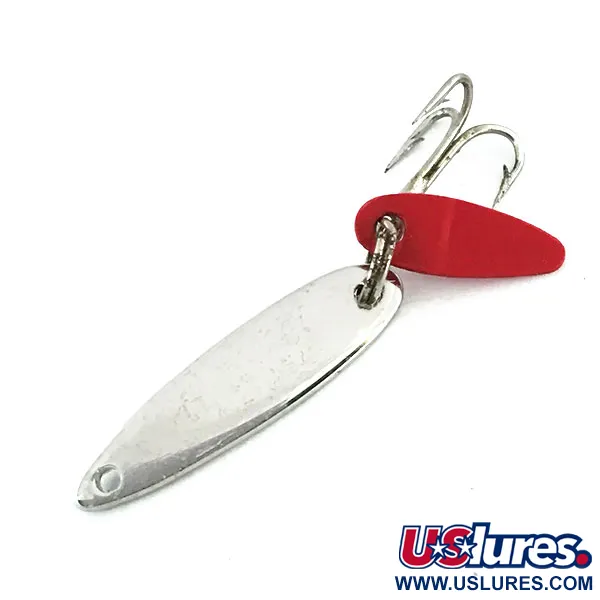 Vintage   Bay de Noc Swedish pimple, 1/16oz Nickel fishing spoon #9014