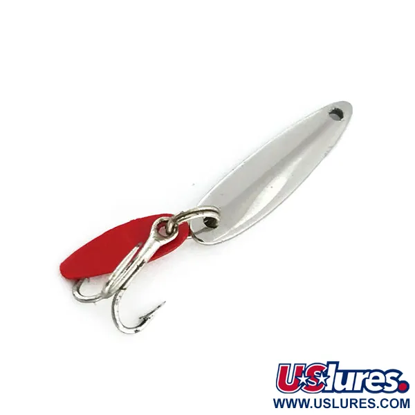 Vintage   Bay de Noc Swedish pimple, 1/16oz Nickel fishing spoon #9014