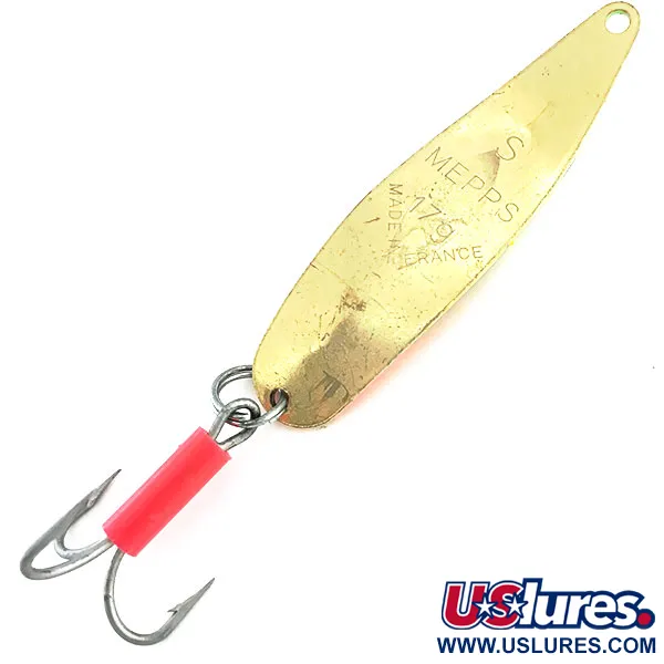 Vintage   Mepps Syclops 2, 3/5oz Fire Tiger fishing spoon #9065