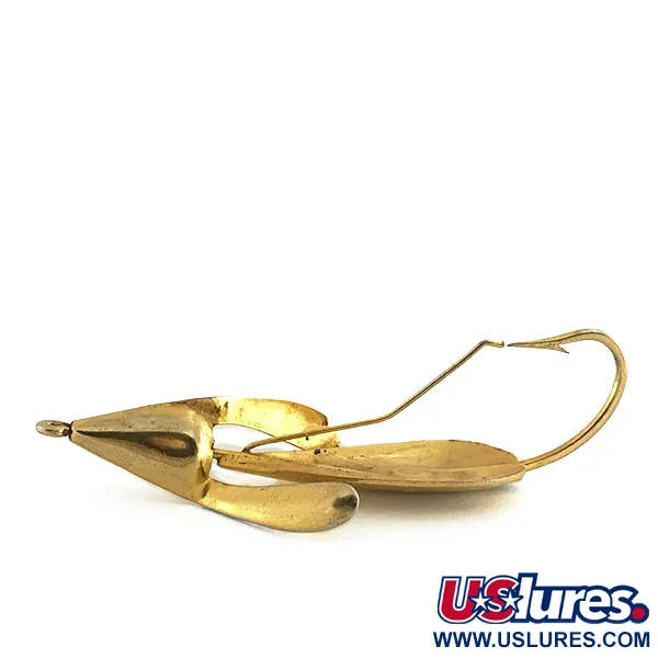 Vintage   Weedless Panther Martin Weed Wing, 1/4oz Gold fishing spoon #9087