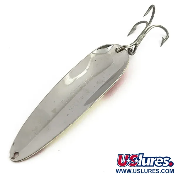 Vintage  Eppinger Dardevle , 1oz Red / White / Nickel fishing spoon #9102