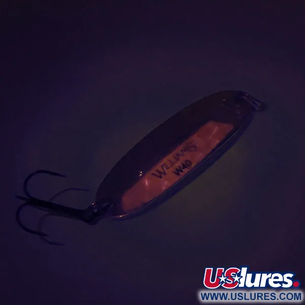 Vintage   Williams Wabler W40, 1/4oz Silver / Silver Plated fishing spoon #9118