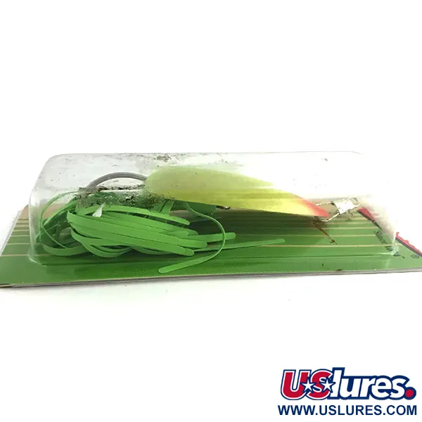 Heddon Weedless Original Moss Boss, 1/3oz Chartreuse fishing lure #9119