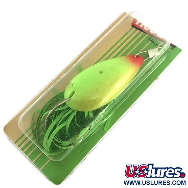  Heddon Weedless Original Moss Boss, 1/3oz Chartreuse fishing lure #9119