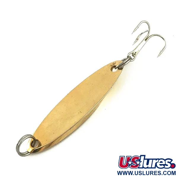 Vintage  Acme Kastmaster , 1/4oz Gold fishing spoon #9132