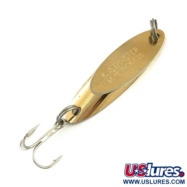 Vintage  Acme Kastmaster , 1/4oz Gold fishing spoon #9132