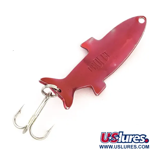 Vintage   Acme Phoebe, 1/4oz Pink Metallic fishing spoon #9153