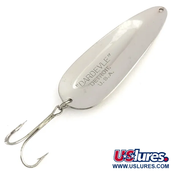 Vintage  Eppinger Dardevle, 1oz Nickel fishing spoon #9164