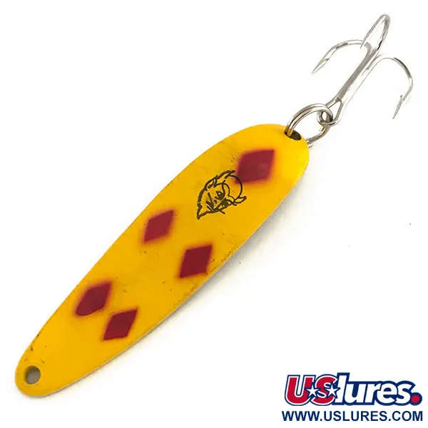 Vintage  Eppinger Dardevle Cop-E-Cat 7400, 1/2oz Five of Diamonds fishing spoon #9166