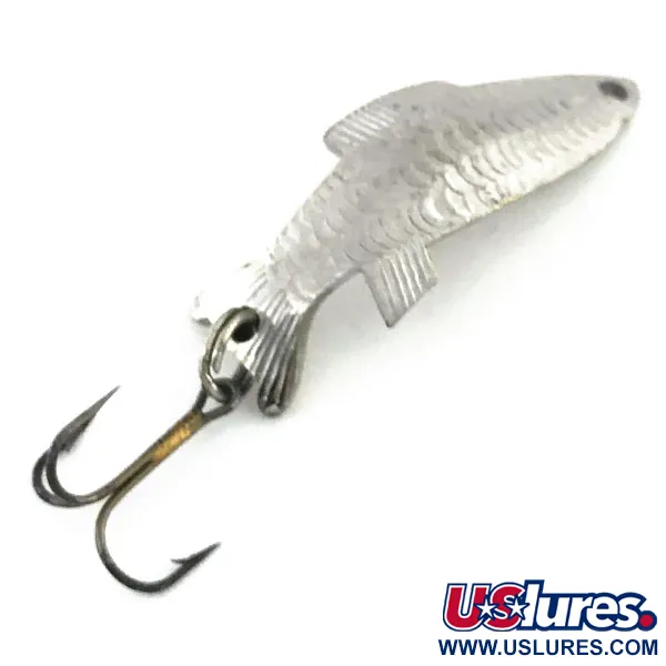 Vintage   Thomas Fighting fish, 1/4oz Nickel fishing spoon #9214