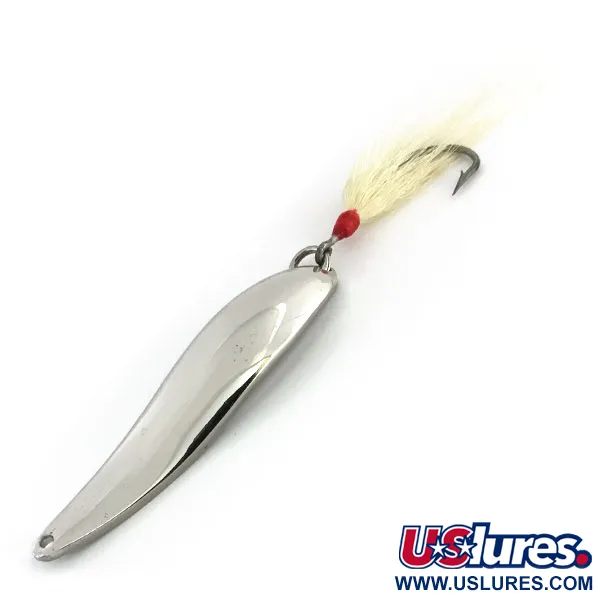 Vintage  Acme Fiord Spoon, 3/4oz Nickel fishing spoon #9216