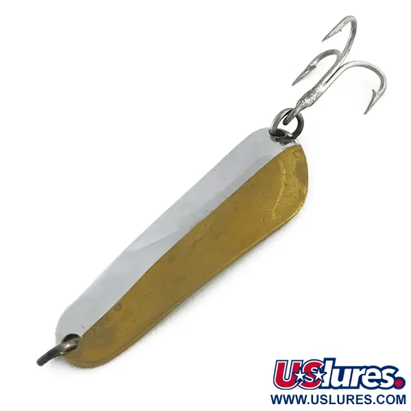 Vintage  Luhr Jensen Pflueger Limper Limpet#4, 3/5oz Nickel / Bronze (Brass) fishing spoon #9230
