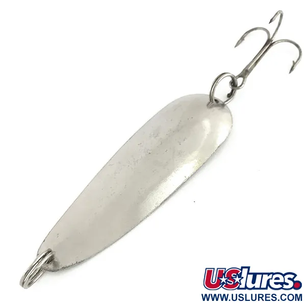 Vintage   Lucky Strike Spoon, 3/5oz Nickel fishing spoon #9265