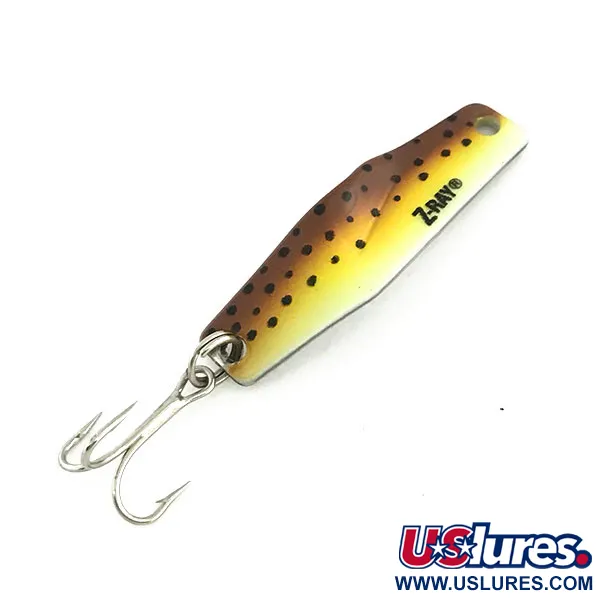  Z-RAY Lures Z-Ray, 1/8oz Brown Trout fishing spoon #9270