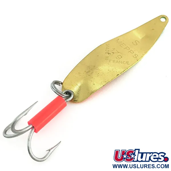Vintage   Mepps Syclops 2, 3/5oz Fire Tiger fishing spoon #9287