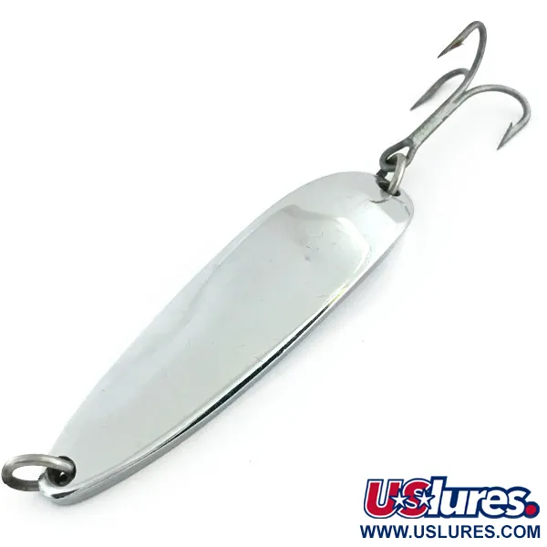 Vintage  Luhr Jensen Krocodile Die #5, 2 1/4oz Nickel fishing spoon #9291