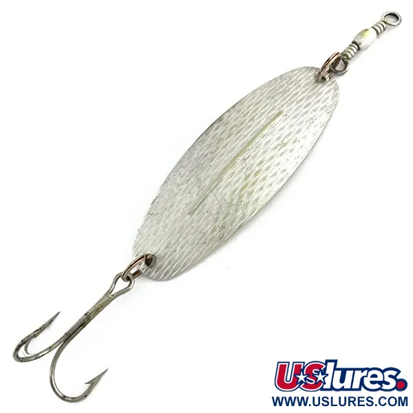 Vintage   Williams Wabler W70, 1oz Hammered Silver fishing spoon #9292