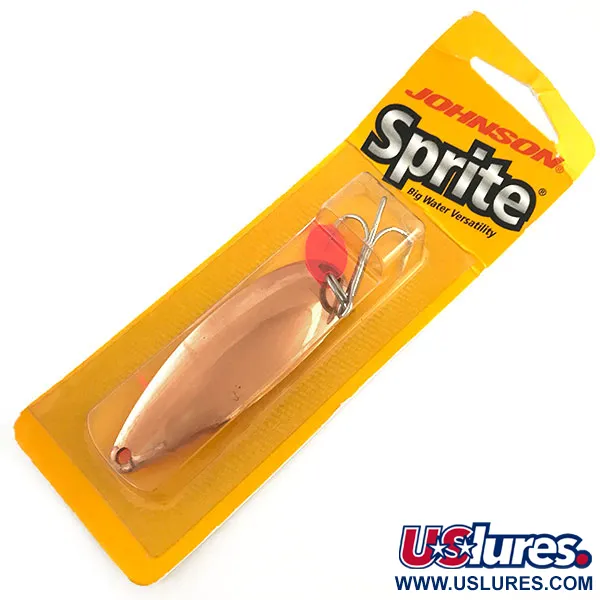   Johnson Sprite, 3/4oz Copper fishing spoon #9297