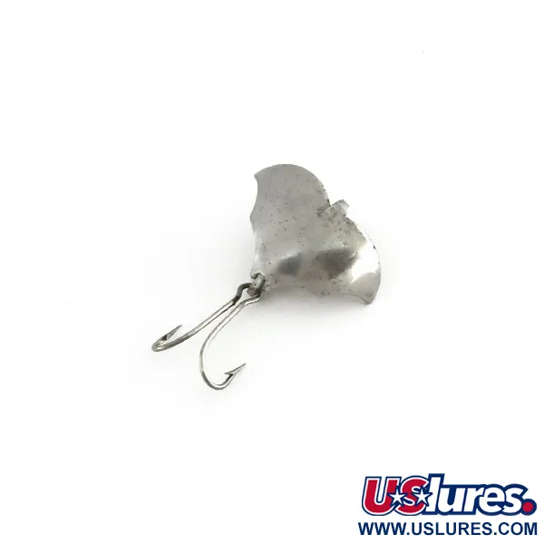 Vintage  Harrison Industries Baby Bat, 3/16oz Nickel fishing spoon #9319