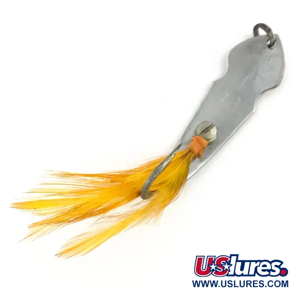 Vintage   Tony Accetta Pet Spoon 13, 3/16oz Nickel fishing spoon #9321