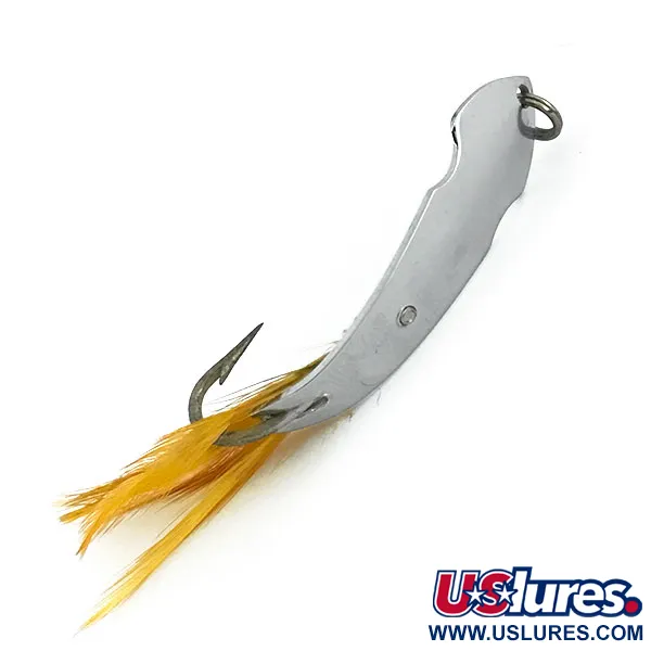 Vintage   Tony Accetta Pet Spoon 13, 3/16oz Nickel fishing spoon #9321