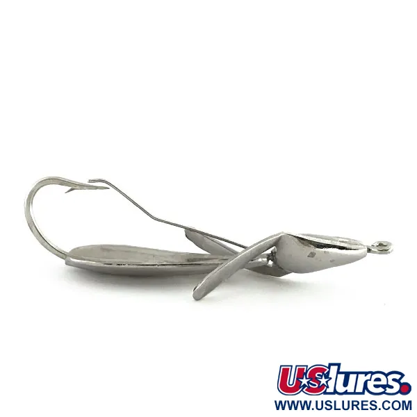 Vintage  Johnnie O'Neil Weedless Weed Wing Jonny ONeils 1, 1/4oz Nickel fishing spoon #9326