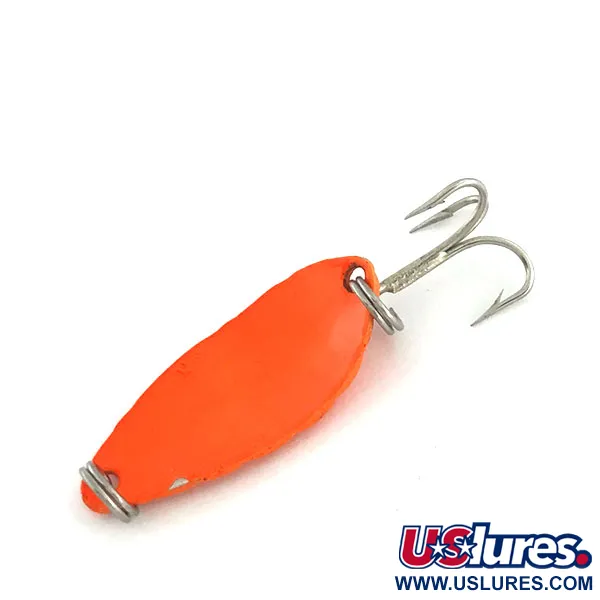 Vintage   Acme Little Cleo, 1/8oz Orange fishing spoon #9342