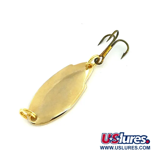 Vintage   Acme Thunderbolt, 1/8oz Gold fishing spoon #9388
