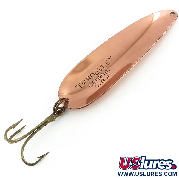 Vintage  Eppinger Dardevle, 1oz Copper fishing spoon #9422