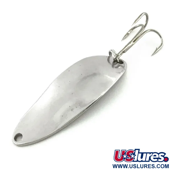 Vintage  Seneca Little Cleo (Hula Girl), 1/3oz Nickel fishing spoon #9434