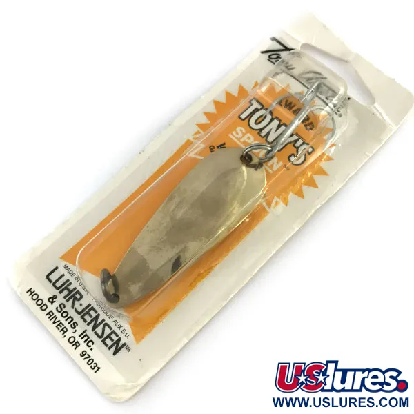   Tony Accetta Tony's Spoon, 2/5oz Gold fishing spoon #9488