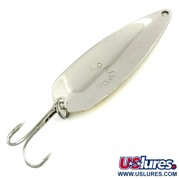 Vintage  Marathon  Marathon, 1/2oz Gold / Nickel fishing spoon #9489